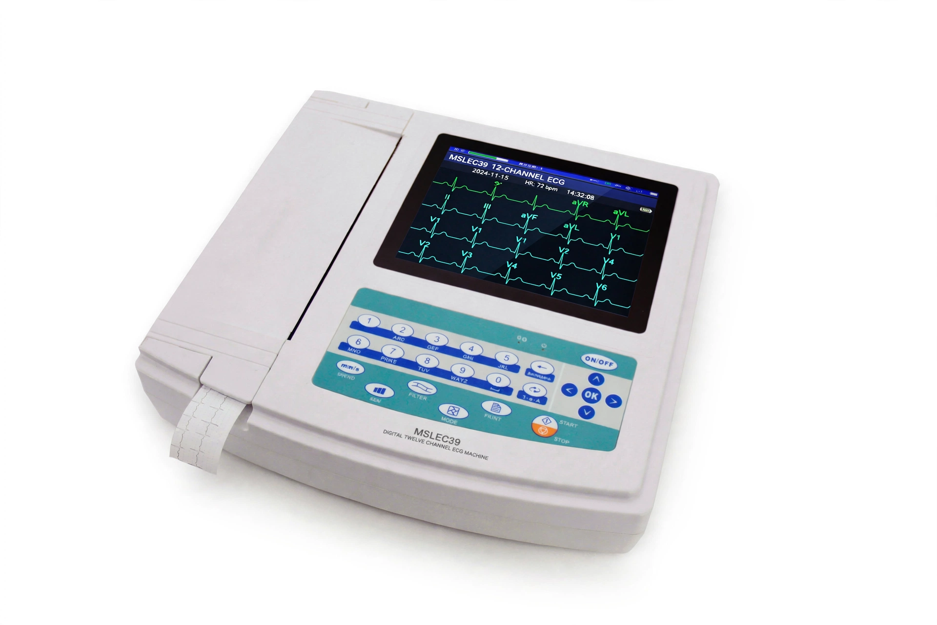 Digital 12-Lead ECG Machine